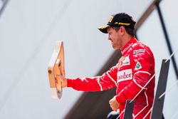 Segundo, Sebastian Vettel, Ferrari