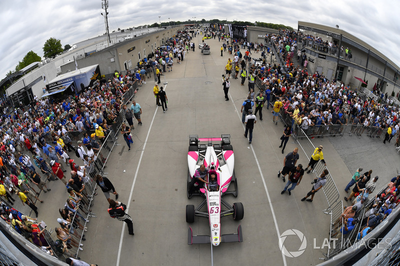 Pippa Mann, Dale Coyne Racing Honda Gasoline Alley