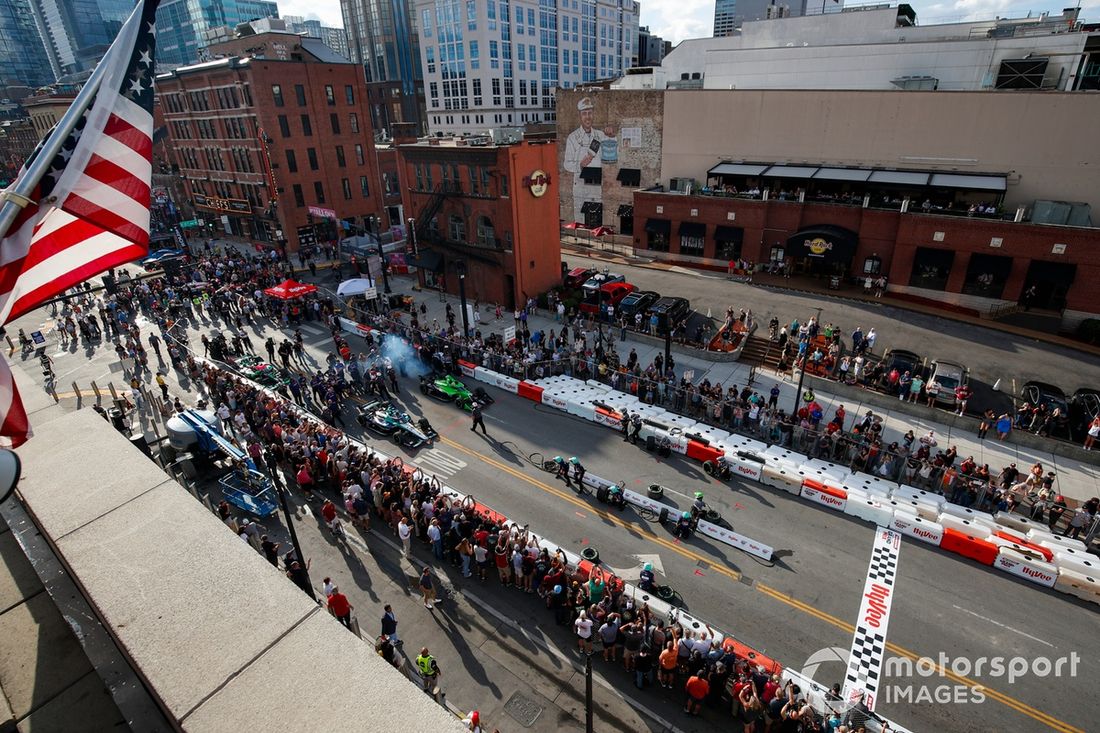 Marcus Ericsson, Andretti Global Honda, Romain Grosjean, Juncos Hollinger Racing Chevrolet, Pit Stop Competition 