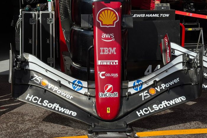 Ferrari front wing detail