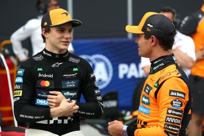 Lando Norris, McLaren, Oscar Piastri