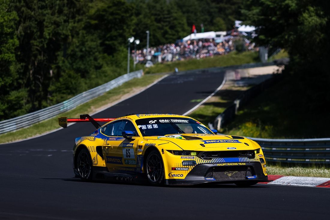 #65 HRT Ford Performance Ford Mustang GT3: Dennis Fetzer, David Schumacher, Salman Owega, Jusuf Owega