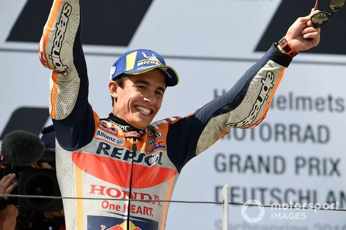 Podium: race winner Marc Marquez, Repsol Honda Team