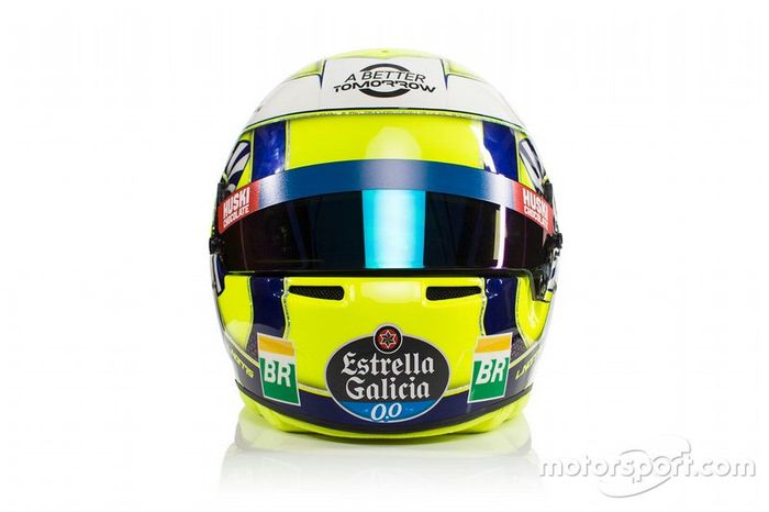 El casco de Lando Norris, McLaren