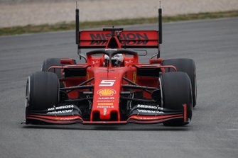 Sebastian Vettel, Ferrari SF90 met aerosensors