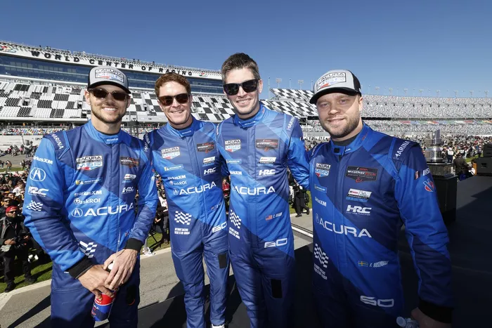 #60 Acura Meyer Shank Racing w/Curb Agajanian Acura ARX-06: Tom Blomqvist, Colin Braun, Scott Dixon, Felix Rosenqvist