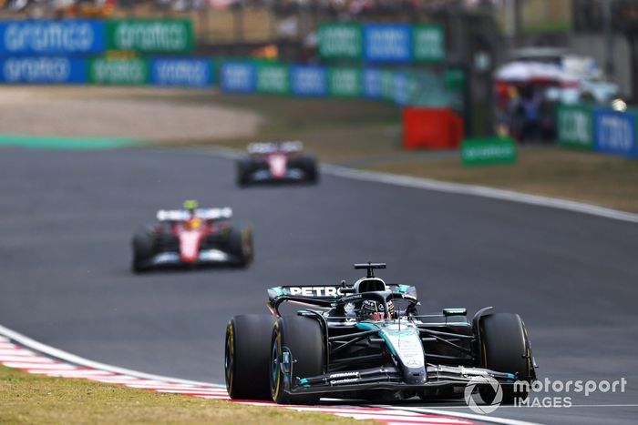 Lewis Hamilton, Ferrari, George Russell, Mercedes