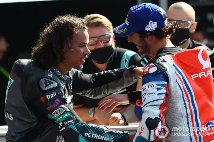 Ganador Franco Morbidelli, Petronas Yamaha SRT,  Francesco Bagnaia, Pramac Racing