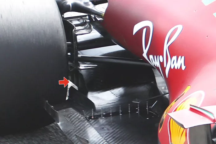 Detalle del Ferrari SF21
