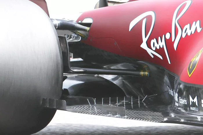 Detalle del Ferrari SF21