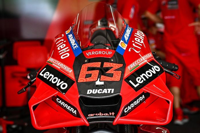 Moto de Pecco Bagnaia, Ducati Team