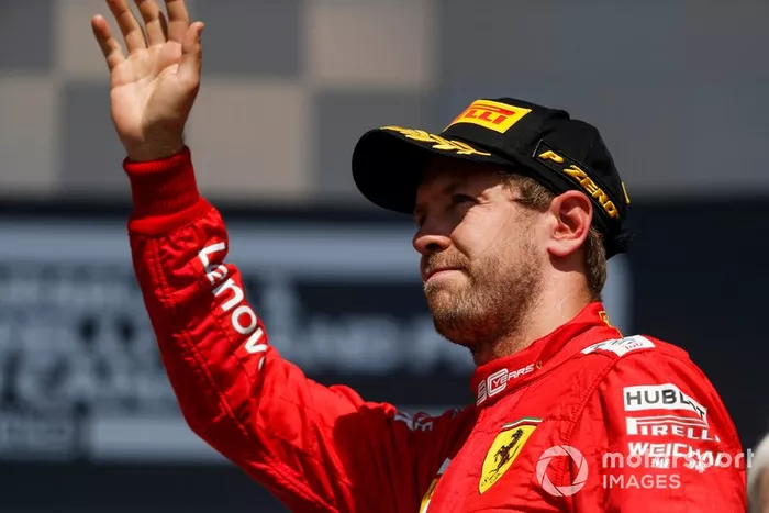 Podyum: 2. Sebastian Vettel, Ferrari