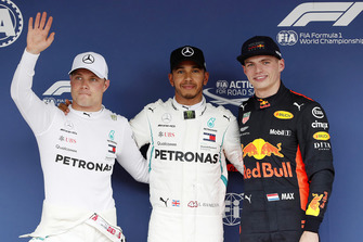Lewis Hamilton, Mercedes AMG F1, Valtteri Bottas, Mercedes AMG F1, Max Verstappen, Red Bull Racing