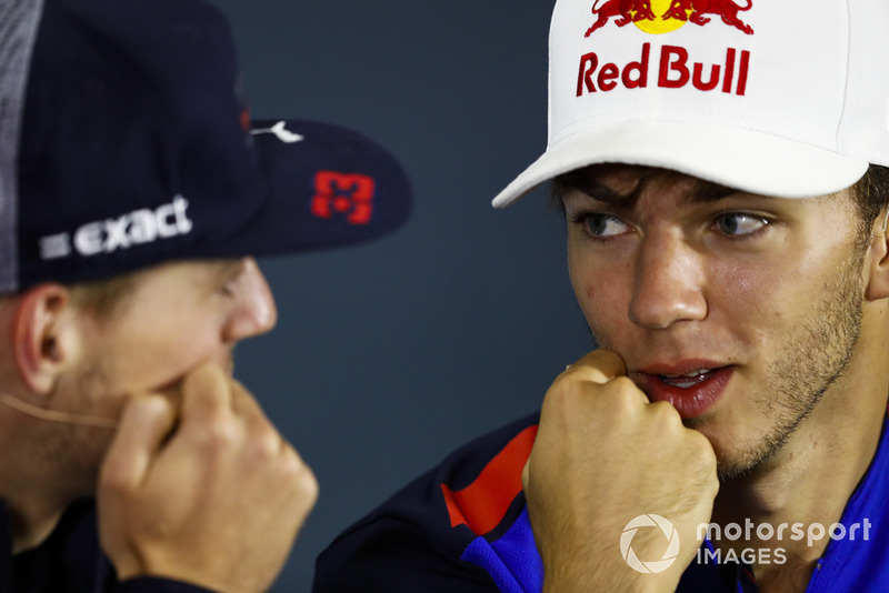 Pierre Gasly, Toro Rosso, Max Verstappen, Red Bull Racing