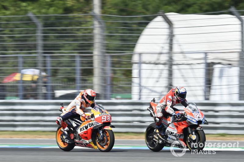 Марк Маркес, Repsol Honda Team, Андреа Довіціозо, Ducati Team