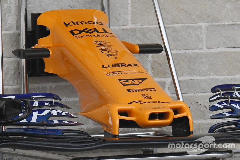 McLaren MCL33 ön kanat detayı