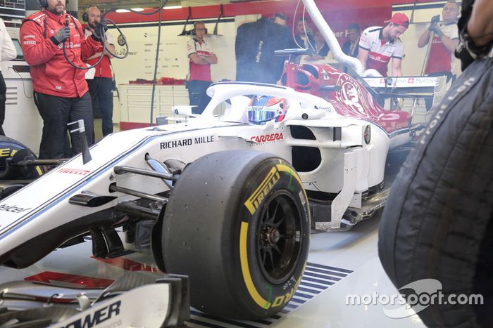 Tatiana Calderón, Sauber C37 piloto de prueba