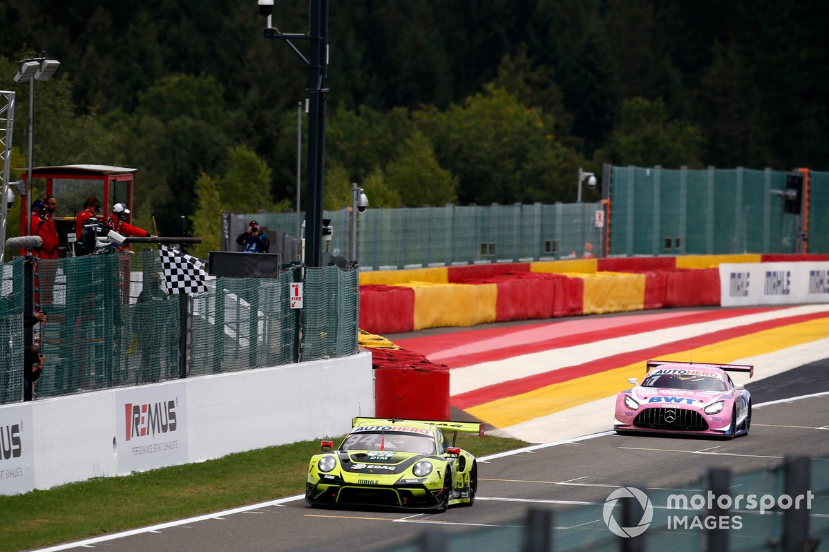 Olsen scored his and the SSR team's first DTM win at Spa