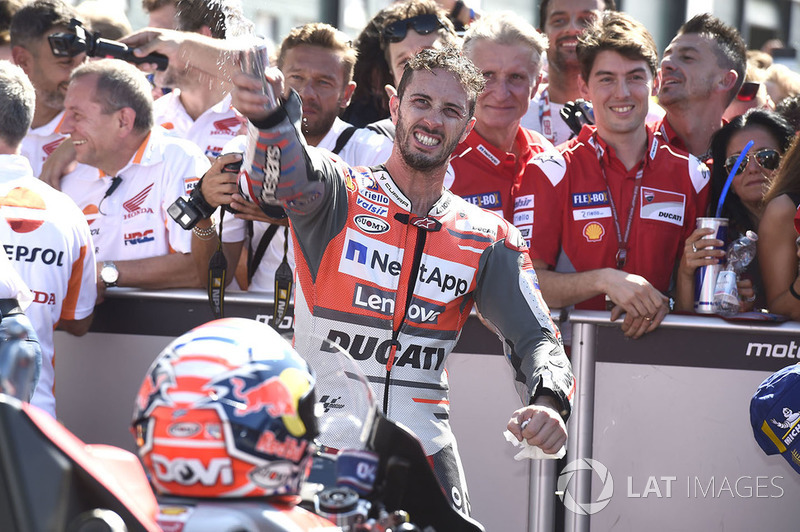 Il vincitore della gara Andrea Dovizioso, Ducati Team