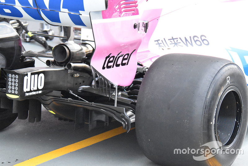 Racing Point Force India rear technical detail