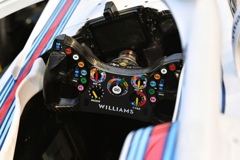 Williams FW41 steering wheel