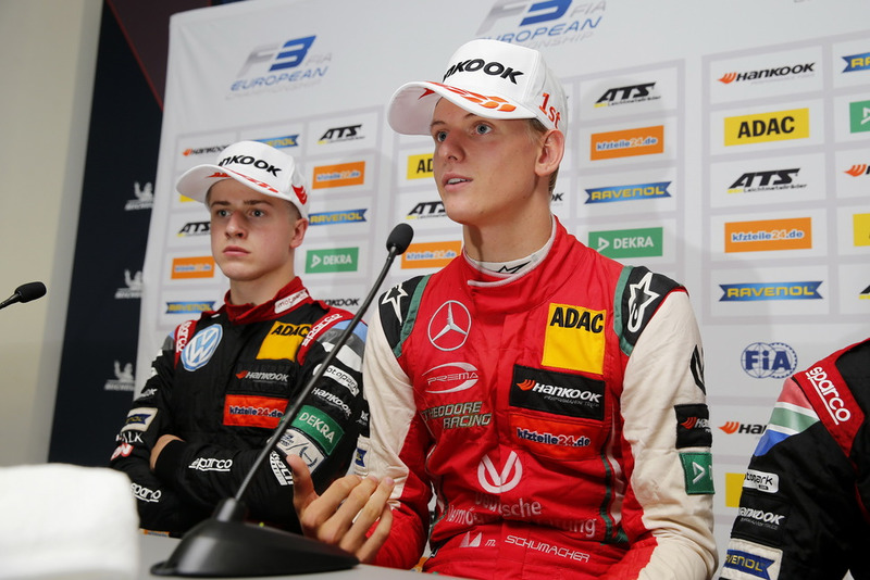 Conferencia de prensa, Mick Schumacher, PREMA Theodore Racing Dallara F317 - Mercedes-Benz