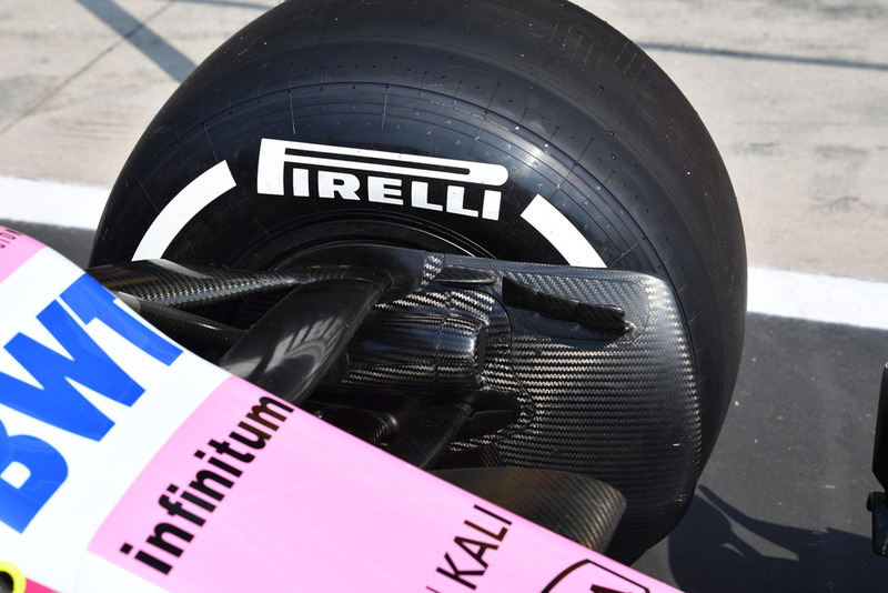 Racing Point Force India VJM11 ön fren kanalı detay