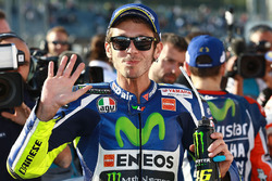 Polesitter Valentino Rossi, Yamaha Factory Racing