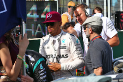 Lewis Hamilton, Mercedes AMG F1 op de grid