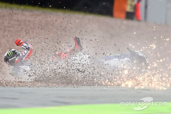 Jorge Lorenzo, Yamaha Factory Racing accidente