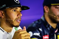 Lewis Hamilton, Mercedes AMG F1 in the FIA Press Conference