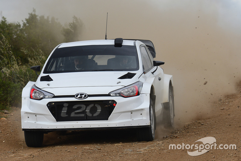 Hyundai i20 WRC 2017 beim Test