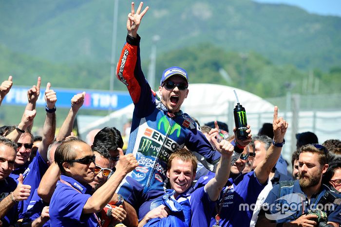 Ganador de la carrera Jorge Lorenzo, Yamaha Factory Racing
