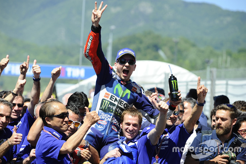 Ganador de la carrera Jorge Lorenzo, Yamaha Factory Racing