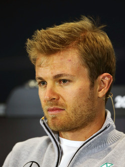 Nico Rosberg, Mercedes AMG F1 Team en la Conferencia de prensa