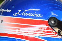 Casco de Danica Patrick, Stewart-Haas Racing Ford