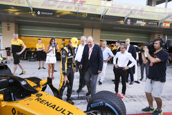 Alain Prost con Don Juan Carlos, ex Rey de España, Renault Sport F1 Team