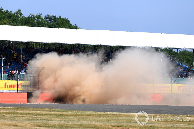 Авария: Брендон Хартли, Scuderia Toro Rosso STR13