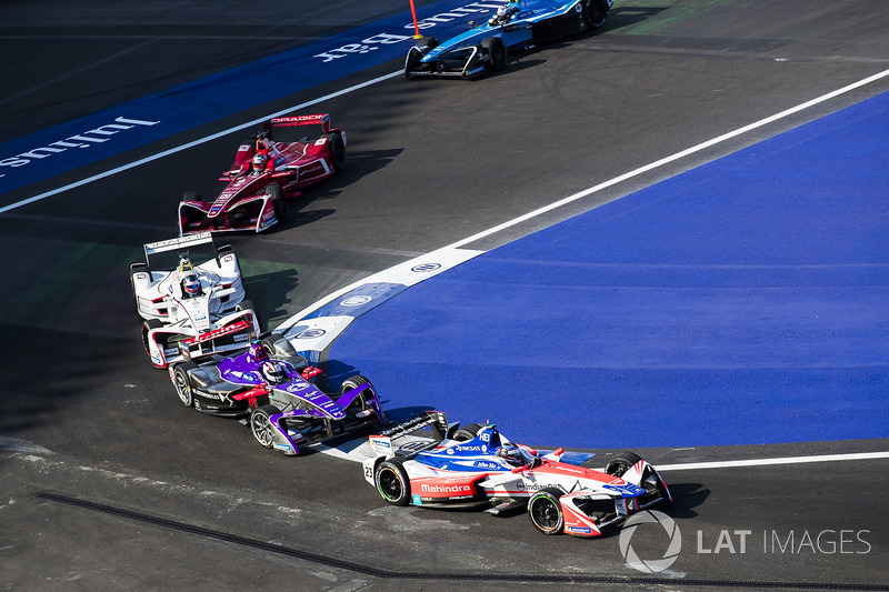 Nick Heidfeld, Mahindra Racing. Alex Lynn, DS Virgin Racing