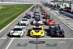 Gruppenfoto: Autos für die 24h Daytona 2018