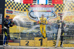 Podium: winner Alon Day, second place Marc Goossens, third place Anthony Kumpen