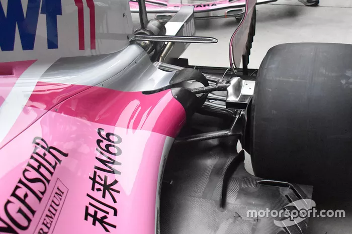 Force India VJM11 rear detail