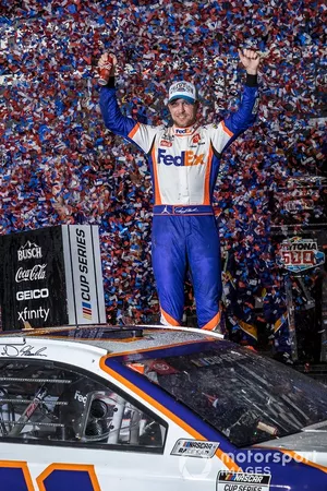 Daytona 500 Race Winner: Denny Hamlin, Joe Gibbs Racing, Toyota Camry