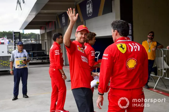 Sebastian Vettel, Ferrari in pista