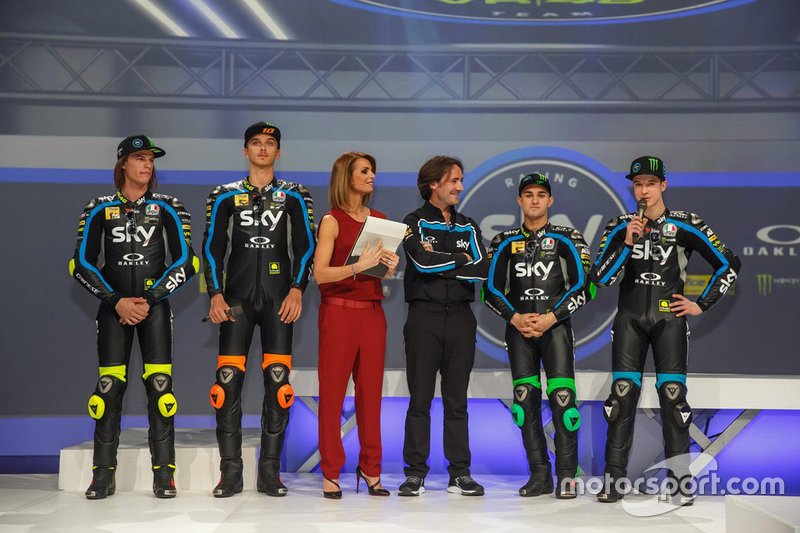 Nicolò Bulega, Luca Marini, Celestino Vietti, Dennis Foggia, Sky Racing Team VR46