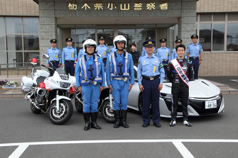 山本尚貴、1日警察署長イベント(栃木県小山警察署)