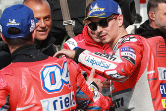 Il poleman Jorge Lorenzo, Ducati Team