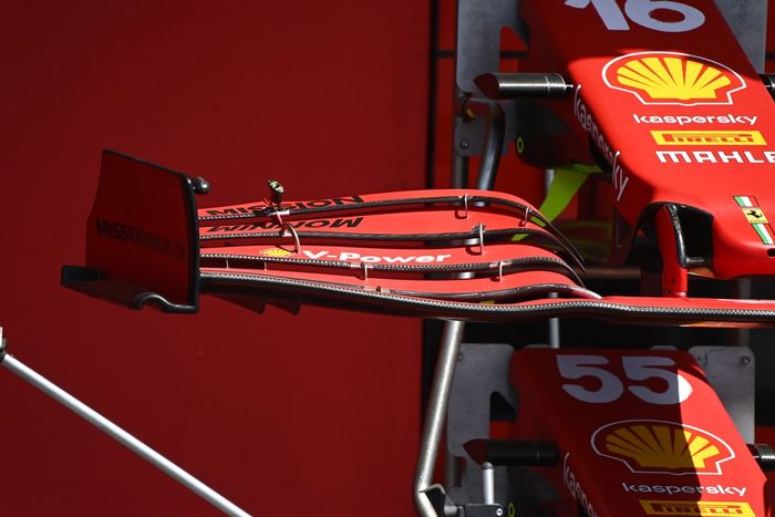 Detalle del Ferrari SF21