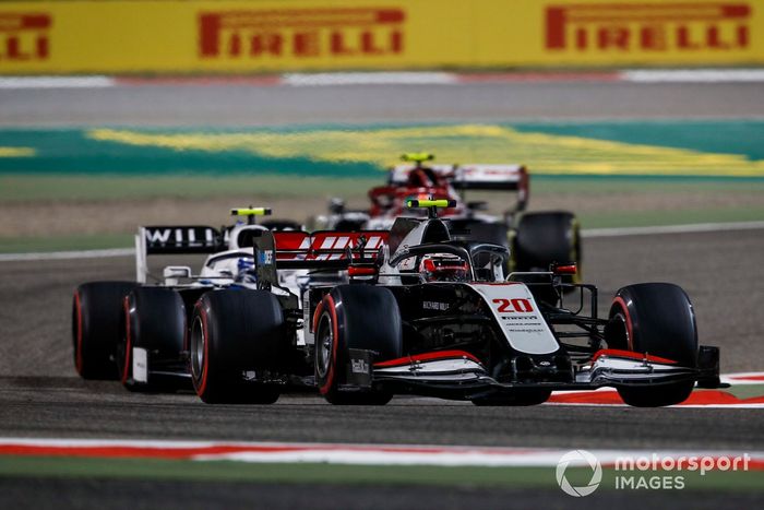 Kevin Magnussen, Haas VF-20, Nicholas Latifi, Williams FW43