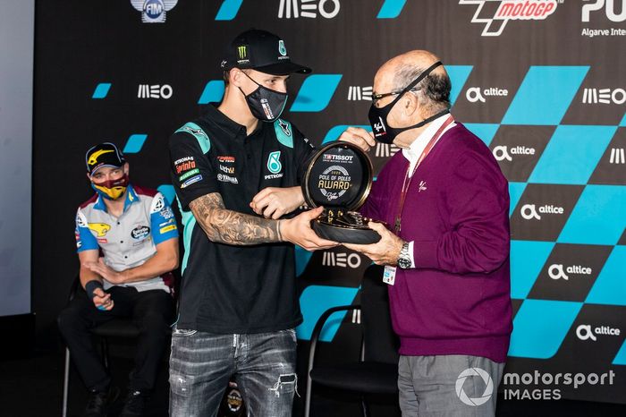 Fabio Quartararo, Petronas Yamaha SRT, Carmelo Ezpeleta, CEO Dorna Sports